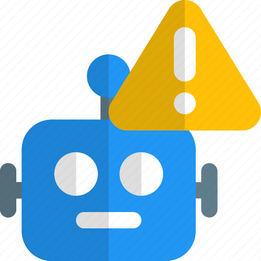 Warning, robot, technology, gadget icon - Download on Iconfinder