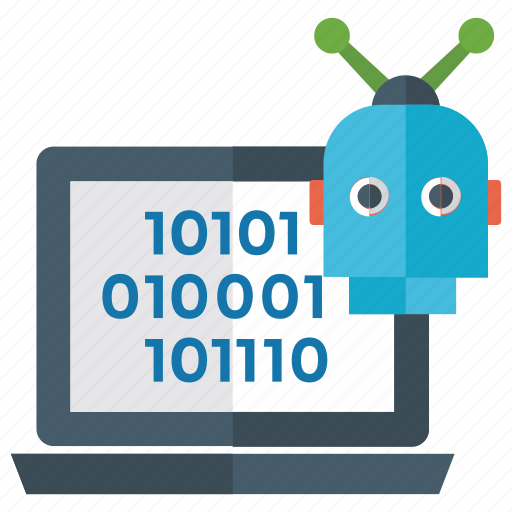 Abstract technology, binary code, computer code, computer science, digital data, robotic technology icon - Download on Iconfinder