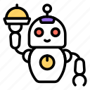 robot waiter, robot service, artificial intelligence, ai, chatbot