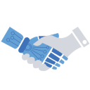 ai, artificial intelligence, robot, hand, handshake, technology disruption