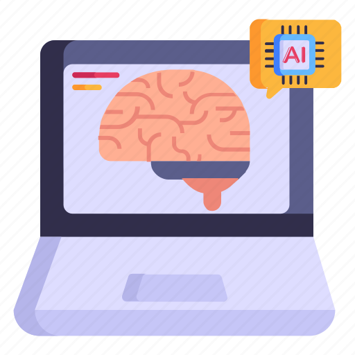 Ai, artificial intelligence, ai technology, ai brain, ai mind icon - Download on Iconfinder