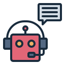 chat, bot, robot, technology, futuristic, artificial intelligence