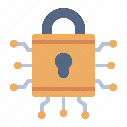 Padlock, security, technology, futuristic, artificial intelligence icon - Download on Iconfinder