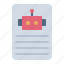 report, bot, robot, technology, futuristic, artificial intelligence 