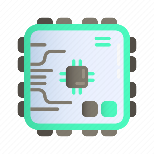 Embedded, network, chip, card, data, device, microchip icon - Download on Iconfinder