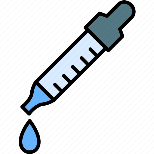 Dropper, pipet, chemical, laboratory, tool, pipette, pipettor icon - Download on Iconfinder