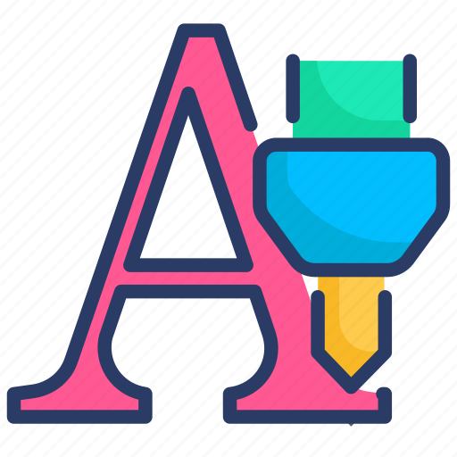 A, cut, edit, engraving, letter, online, web icon - Download on Iconfinder