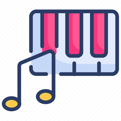 Melody, music, piano, sound icon - Download on Iconfinder