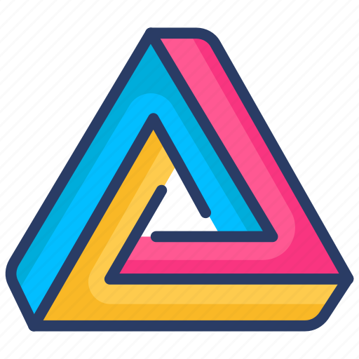 3d, creative, line, logo, shape, triangle icon - Download on Iconfinder
