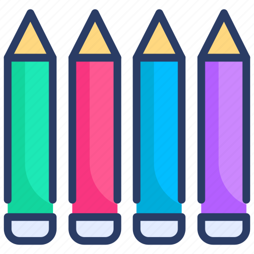 Art, color, draw, pencil, pencils, write icon - Download on Iconfinder