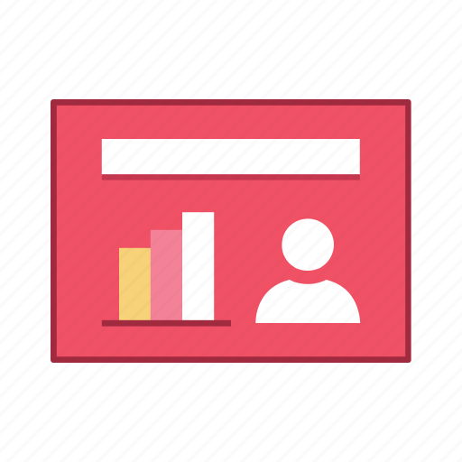 Layout, people, presentation, statistic, template, ui, user interface icon - Download on Iconfinder