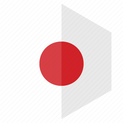 Asia, country, design, flag, hexagon, japan icon - Download on Iconfinder