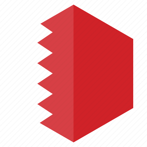 Asia, bahrain, country, design, flag, hexagon icon - Download on Iconfinder