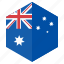 asia, australia, country, design, flag, hexagon 