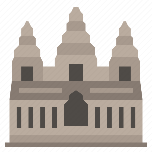 Angkor wat, asia, building, cambodia, khmer, landmark, southeast asia icon - Download on Iconfinder