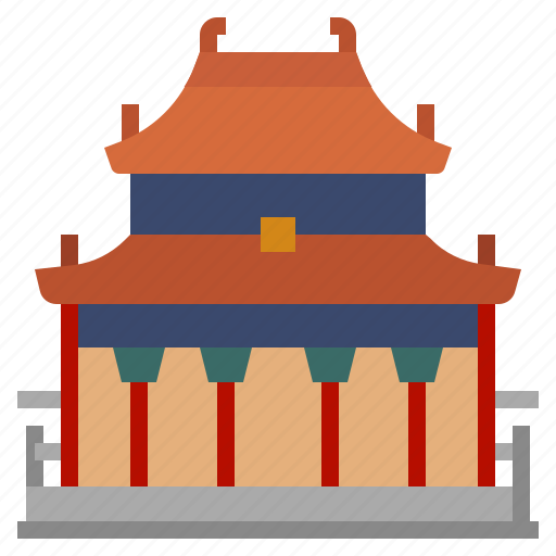 Asia, beijing, china, chinese, city, forbidden city, landmark icon - Download on Iconfinder