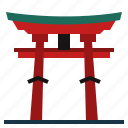asia, building, city, japan, landmark, nippon, torii