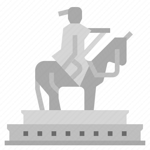 Asia, city, country, genghis khan equestrian statue, landmark, mongolia icon - Download on Iconfinder
