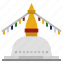 asia, boudhanath stupa, country, kathmandu, landmark, nepal, pagoda