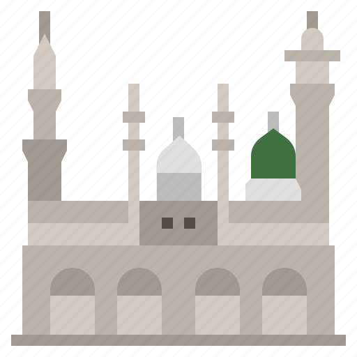 Al-masjid an-nabawi, asia, city, country, hejaz, landmark, saudi arabia icon - Download on Iconfinder