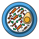 gyudon, gyūmeshi, japanese dish, eggs, breakfast, traditional dish