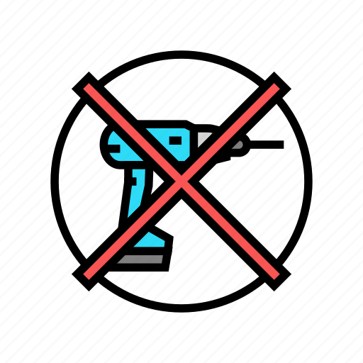 Do, not, drill, assembly, furniture, instruction icon - Download on Iconfinder