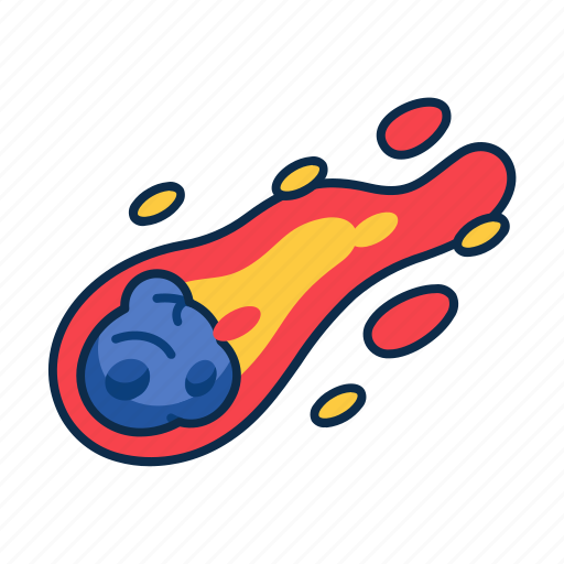 Asteroid, flames, comet, fires icon - Download on Iconfinder