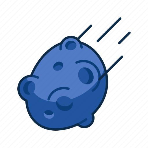 Asteroid, motion, fall icon - Download on Iconfinder