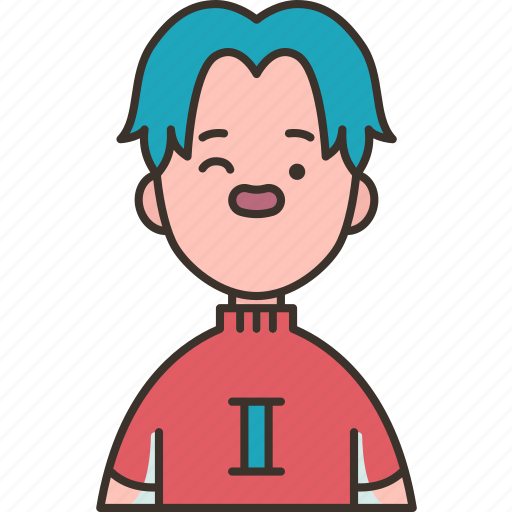 Gemini, boy, cute, horoscope, astrology icon - Download on Iconfinder
