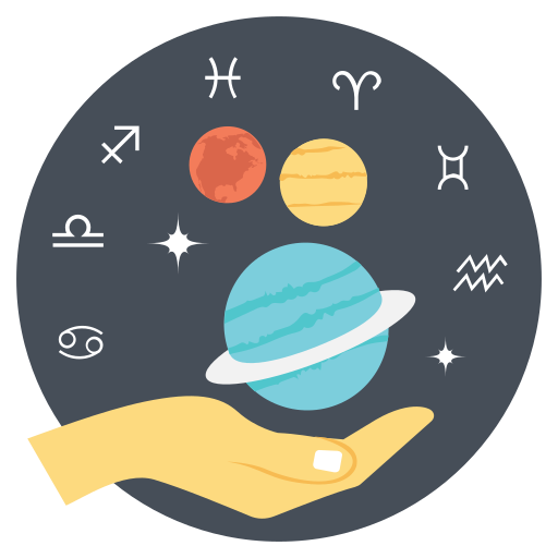 Astrology planets, observing astronomical effects, observing planets, studying astrology, studying effects icon - Download on Iconfinder