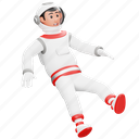 astronaut, flying, floating, character, man, person, avatar, travel, holiday 
