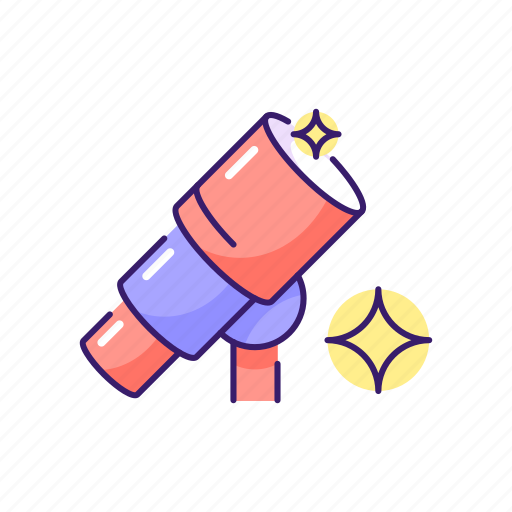 Telescope, astronomical researching, instrument, space icon - Download on Iconfinder