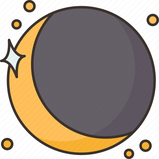 Lunar, eclipse, moon, solar, science icon - Download on Iconfinder