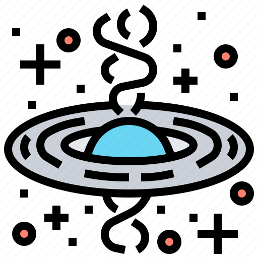 Black, hole, interstellar, quasar, spacetime icon - Download on Iconfinder
