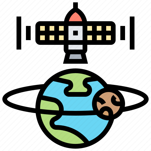 Earth, global, orbit, satellite, spaceflight icon - Download on Iconfinder