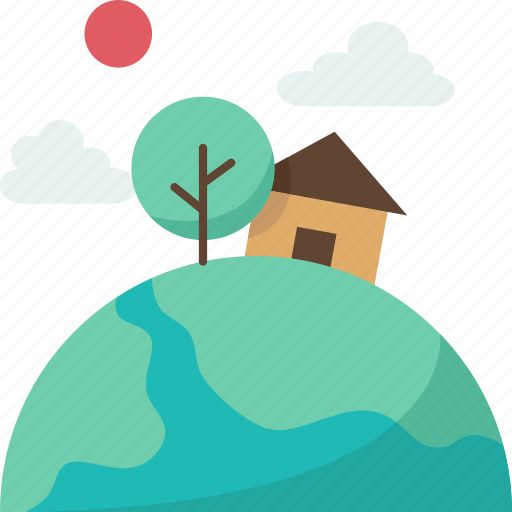 Colony, habitat, earth, living, planet icon - Download on Iconfinder