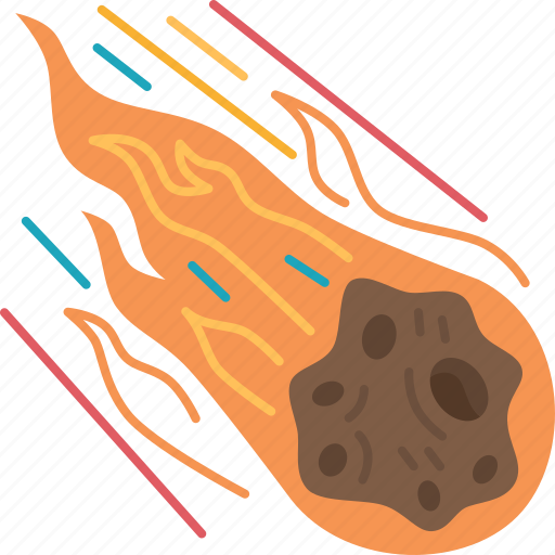 Meteor, comet, asteroid, space, disaster icon - Download on Iconfinder