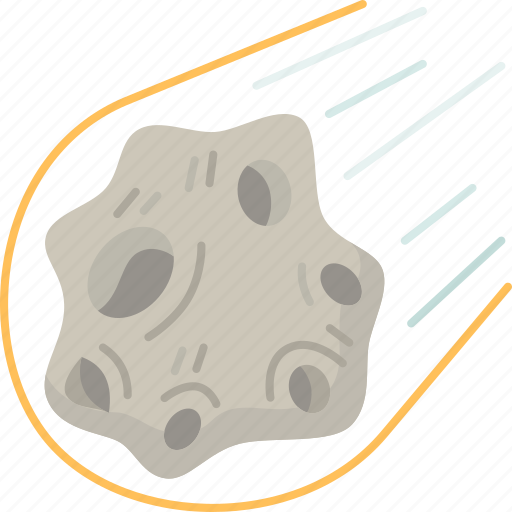 Asteroid, meteorite, comet, space, cosmos icon - Download on Iconfinder