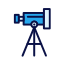 icon, design, style, telescope, space, astronomy 