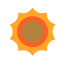astronaut, icon, design, flat, sun, planet, space, astronomy 