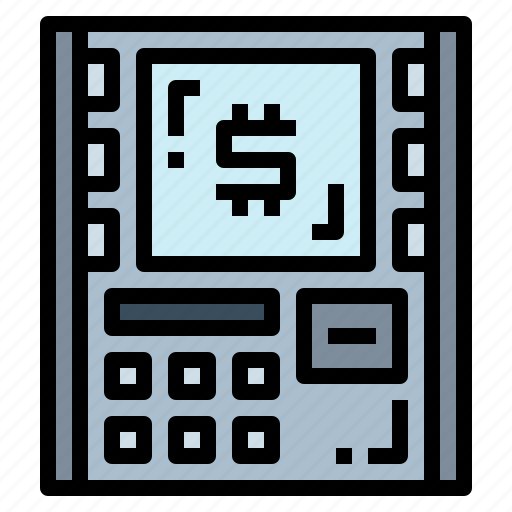 Atm, banking, cash, finance, machine icon - Download on Iconfinder