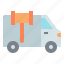 delivery, van, bid, bidding, transportation, hammer 