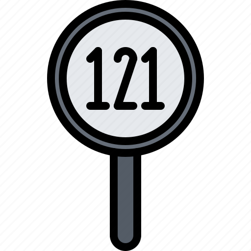 Signboard, number, auction, house icon - Download on Iconfinder