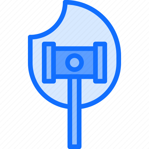 Hammer, fire, hot, auction, house icon - Download on Iconfinder