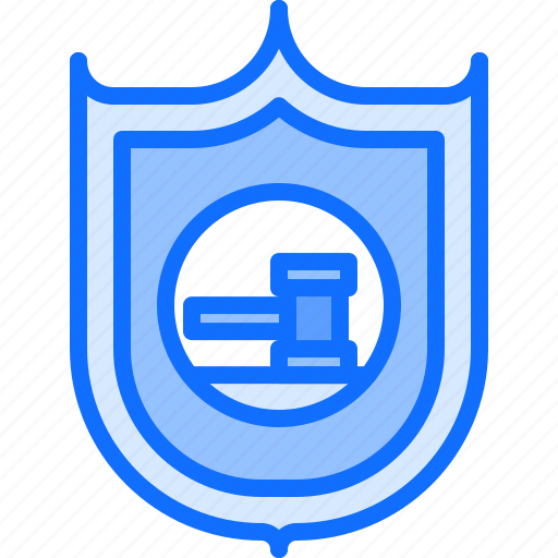 Shield, protection, guarantee, hammer, auction, house icon - Download on Iconfinder