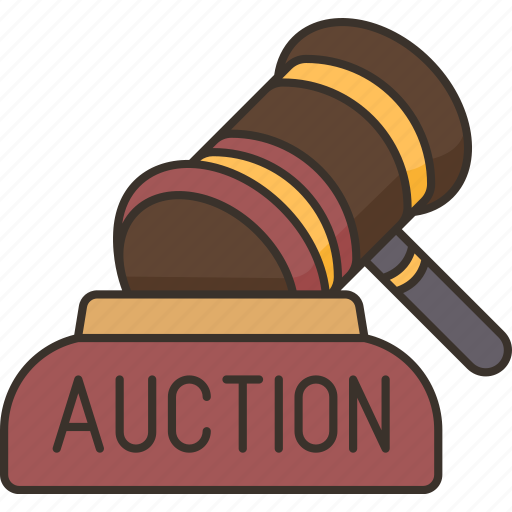 Auction, auctioneer, hammer, sell, trade icon - Download on Iconfinder