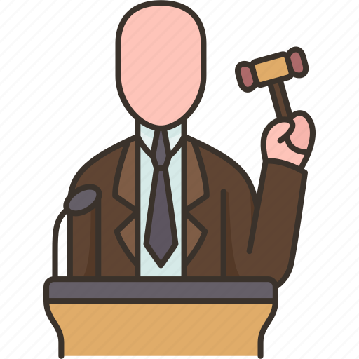 Auctioneer, auction, bid, sale, decision icon - Download on Iconfinder