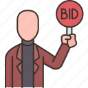 bidder, buyer, purchase, competition, business