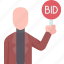 bidder, buyer, purchase, competition, business 