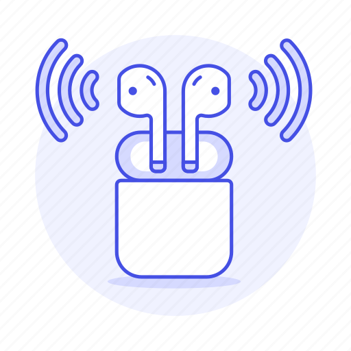 Airpod, audio, bluetooth, ear, headphones, headsets, in icon - Download on Iconfinder